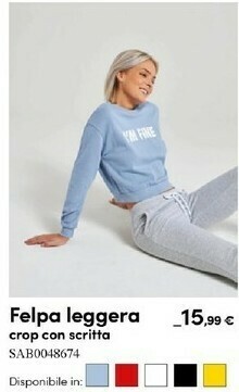 Terranova Felpe donna offerta