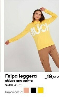 Terranova Felpe donna offerta