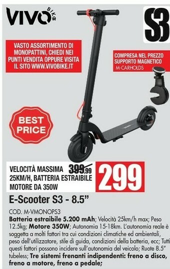 Vobis Vivo Hoverboard offerta
