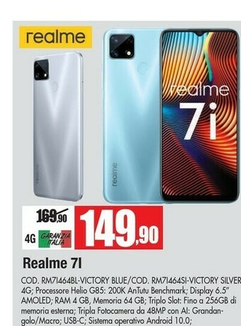 Vobis Realme Smartphone android offerta