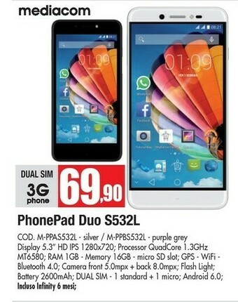 Vobis Mediacom Tablet mediacom offerta