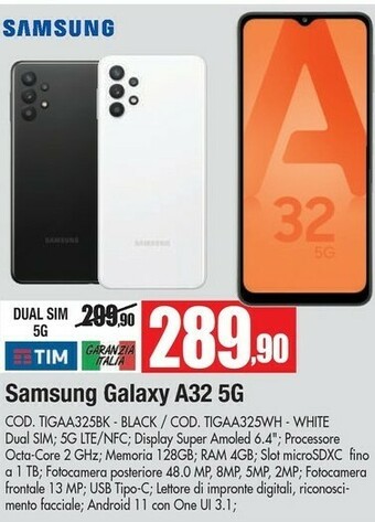 Vobis Samsung Galaxy A30 offerta