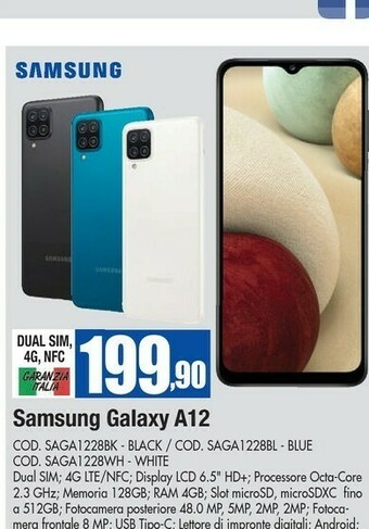 Wellcome Samsung Galaxy A30 offerta