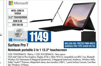 Wellcome Microsoft Surface offerta