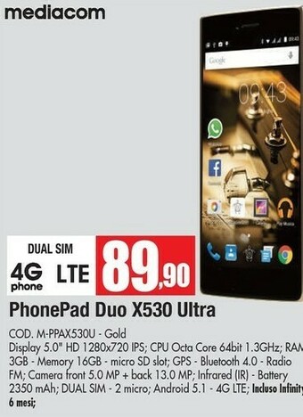 Vobis Mediacom Tablet mediacom offerta