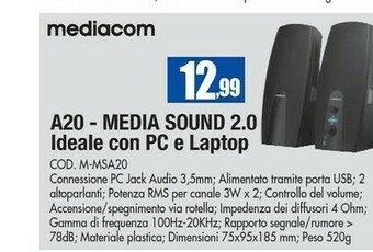Wellcome Mediacom Tablet mediacom offerta