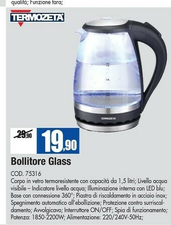 Wellcome Termozeta Bollitore offerta