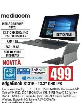 Vobis Mediacom Notebook offerta