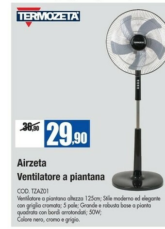 Termozeta Ventilatore