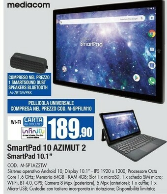 Wellcome Mediacom Tablet mediacom offerta