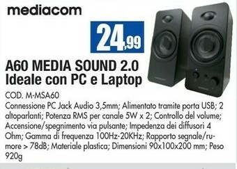 Wellcome Mediacom Tablet mediacom offerta