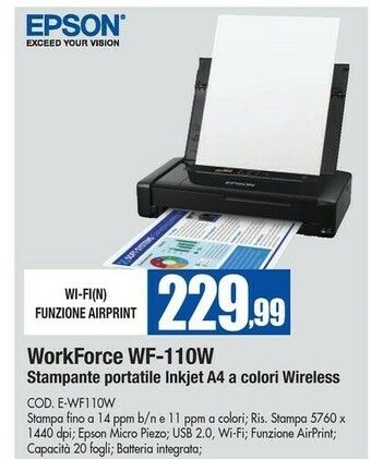 Wellcome Epson Stampante offerta