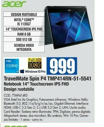 Wellcome Acer acer aspire offerta