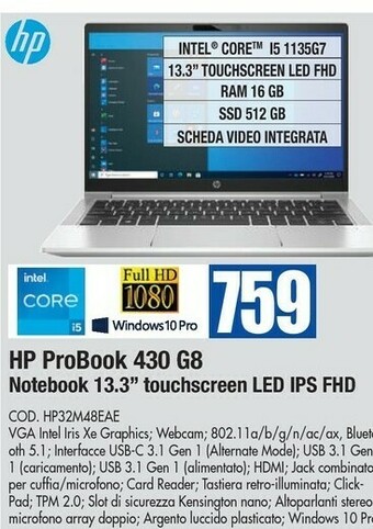 Wellcome HP acer aspire offerta