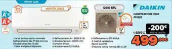 Expert Daikin Climatizzatore Fisso ATXQ35 offerta