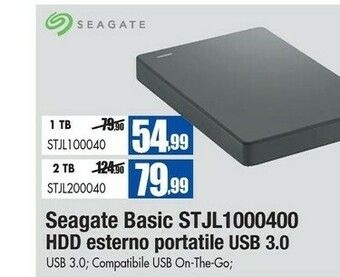 Wellcome Seagate Hard disk offerta