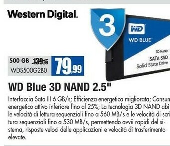 Wellcome Western Digital Hard disk ssd offerta