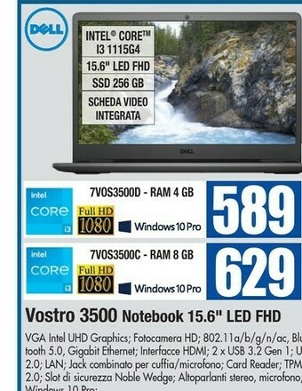 Wellcome Dell acer aspire offerta