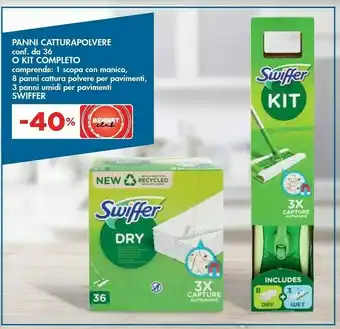 Bennet Swiffer Panni Catturapolvere O Kit Completo offerta