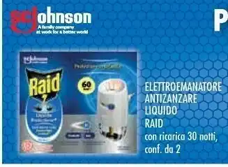 Bennet Raid Elettroemanatore Antizanzare Liquido Con Ricarica 30 Notti offerta