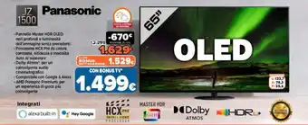 Expert Panasonic 65" JZ 1500 offerta