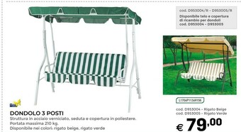 Brico OK Dondolo da giardino offerta