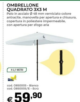 Brico OK Ombrelloni da giardino offerta