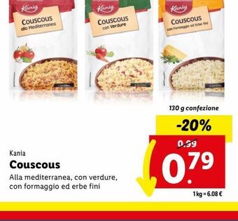 Lidl Cous cous 130g offerta