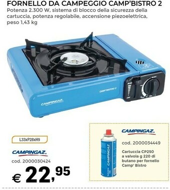 Brico OK Campingaz Piano cottura offerta