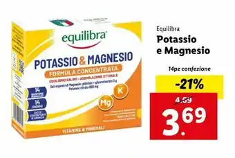 Lidl Potassio e magnesio 14pz offerta
