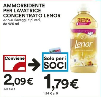 Coop Lenor Ammorbidente offerta