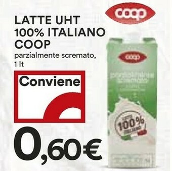 Coop Latte parzialmente scremato offerta
