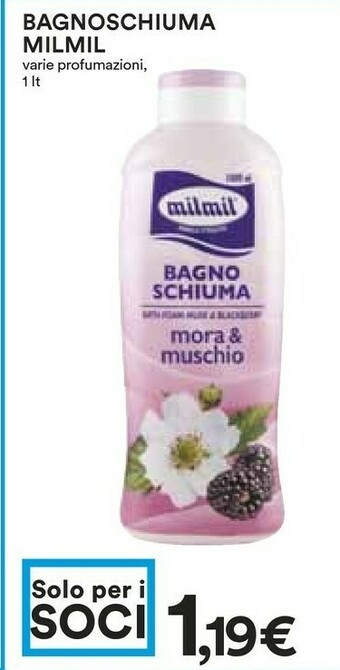 Coop Bagnoschiuma offerta