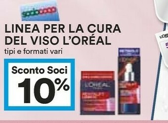 Coop L'Oreal Crema viso offerta
