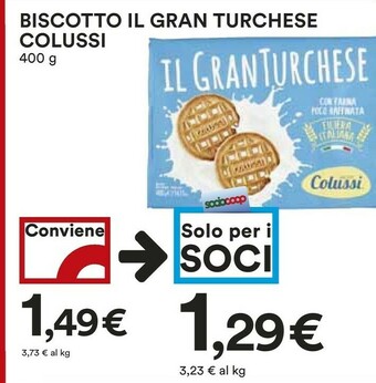 Coop Colussi Biscotti offerta