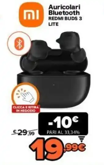 Expert Auricolari Bluetooth Redmi Buds 3 Lite offerta