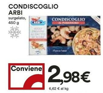 Coop Arbi Pesce surgelato offerta