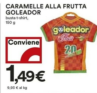 Coop Goleador Caramelle offerta