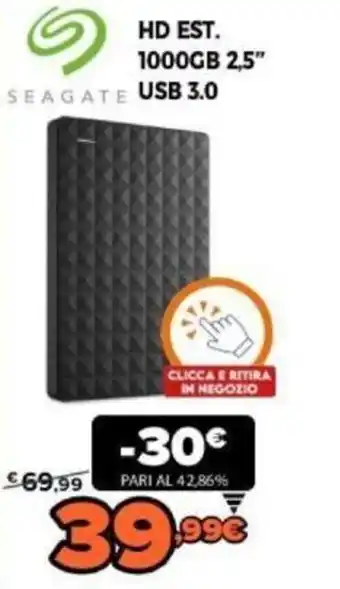Expert HD Est. 1000GB 2,5" USB 3.0 offerta