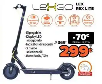 Expert Lex R9X Lite offerta