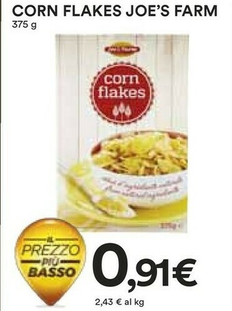 Coop Joe's farm Corn flakes offerta