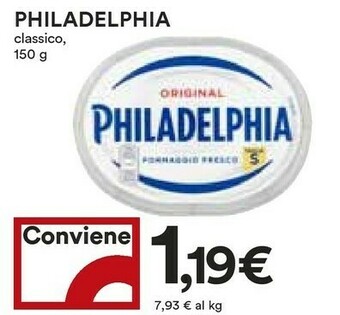 Coop Philadelphia Formaggio spalmabile offerta