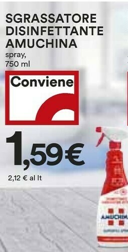 Coop Amuchina Sgrassatore offerta