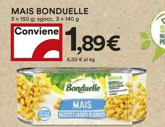 Coop Bonduelle Mais offerta
