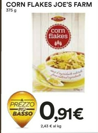 Coop Joe's farm Corn flakes offerta