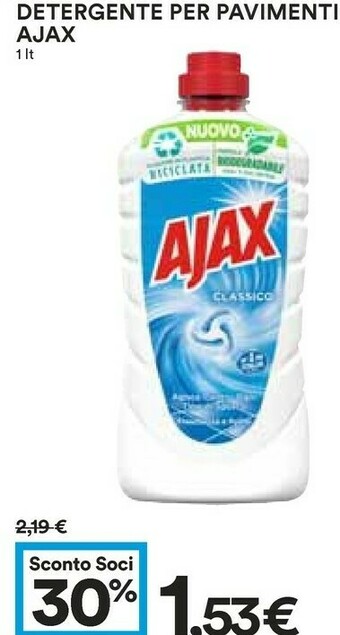 Coop Ajax Pulizia pavimenti offerta