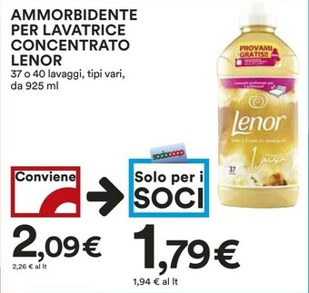 Coop Lenor Ammorbidente offerta