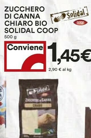 Coop Zucchero di canna offerta