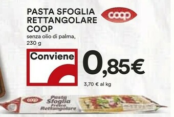 Coop Pasta sfoglia offerta