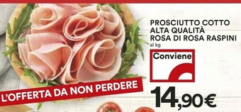 Coop Raspini Prosciutto cotto offerta